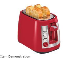 Hamilton Beach 22812 Red 2 Slice Keep Warm Mode Cool Wall Toaster Hamilton Beach 22812 Red 2 Slice Keep Warm Mode Cool Wall Toaster