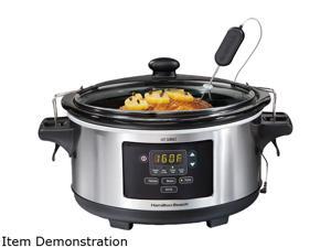 Hamilton Beach 33963 6 Qt. Set & Forget 6 Quart Programmable Slow Cooker Hamilton Beach 33963 6 Qt. Set & Forget 6 Quart Programmable Slow Cooker