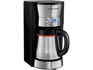 Hamilton Beach 46896 Black Programmable 10 Cups Thermal Carafe Coffeemaker Hamilton Beach 46896 Black Programmable 10 Cups Thermal Carafe Coffeemaker