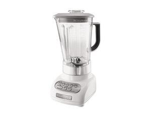 KitchenAid KSB560WH White 56 oz. Jar Size 56 oz. Polycarbonate Pitcher Blender 5 speeds KitchenAid KSB560WH White 56 oz. Jar Size 56 oz. Polycarbonate Pitcher Blender 5 speeds