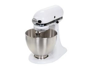 KitchenAid KSM75WH Classic Plus Tilt-Head 4 ½ Quart Stand Mixer White KitchenAid KSM75WH Classic Plus Tilt-Head 4 ½ Quart Stand Mixer White