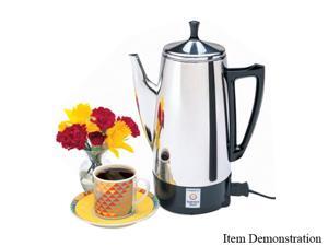 Presto 02811 Coffeemaker 800W 12 Cup Stainless Steel Signal Light Presto 02811 Coffeemaker 800W 12 Cup Stainless Steel Signal Light