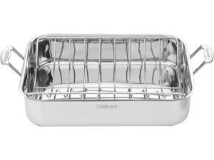Cuisinart 7117-16UR Chef's Classic Stainless 16-Inch Rectangular Roaster with Rack Cuisinart 7117-16UR Chef's Classic Stainless 16-Inch Rectangular Roaster with Rack