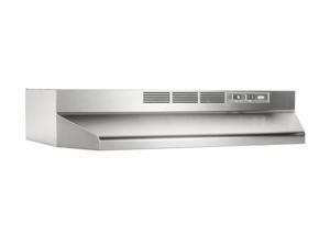 Broan 413004 ADA Capable Non-Ducted Under-Cabinet Range Hood, 30-Inch, Stainless Steel Broan 413004 ADA Capable Non-Ducted Under-Cabinet Range Hood, 30-Inch, Stainless Steel