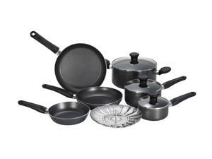 T-fal Initiatives Nonstick Inside and Out 10-Piece Cookware Set T-fal Initiatives Nonstick Inside and Out 10-Piece Cookware Set