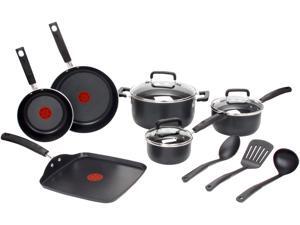 T-fal Signature Non-Stick 12-Piece Set, Black T-fal Signature Non-Stick 12-Piece Set, Black