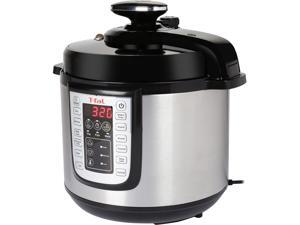 T-Fal CY505E51 6Qt 12-in-1 Programmable Electric Multi-Functional Pressure Cooker, Stainless Steel (Silver)/Black T-Fal CY505E51 6Qt 12-in-1 Programmable Electric Multi-Functional Pressure Cooker, Stainless Steel (Silver)/Black