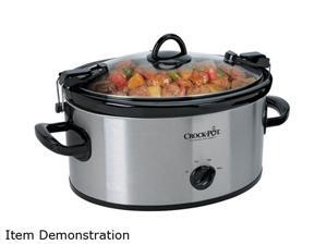 CROCK-POT SCCPVL600-S Stainless Steel 6 Qt. Cook & Carry Slow Cooker CROCK-POT SCCPVL600-S Stainless Steel 6 Qt. Cook & Carry Slow Cooker