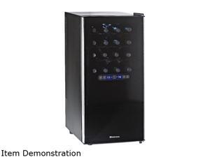 Wine Enthusiast 272 03 32 32-Bottle Silent 32 Bottle Dual Zone Touchscreen Wine Refrigerator Black Wine Enthusiast 272 03 32 32-Bottle Silent 32 Bottle Dual Zone Touchscreen Wine Refrigerator Black