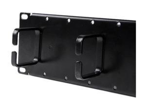 StarTech.com 2U Double-Sided Horizontal Cable Management Panel with Finger Duct & D-Ring Hooks StarTech.com 2U Double-Sided Horizontal Cable Management Panel with Finger Duct & D-Ring Hooks