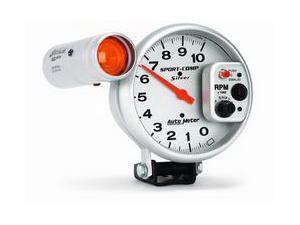 Auto Meter Sport-Comp Silver Shift-Lite Tachometer Auto Meter Sport-Comp Silver Shift-Lite Tachometer
