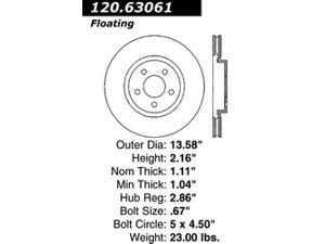 Centric-Power Slot 126.63061SL Brake Rotor Centric-Power Slot 126.63061SL Brake Rotor