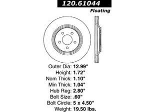Centric-Power Slot 126.61044SL Brake Rotor Centric-Power Slot 126.61044SL Brake Rotor