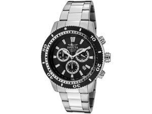 Invicta II Men's Black Dial Stainless Steel Chronograph Watch Invicta II Men's Black Dial Stainless Steel Chronograph Watch
