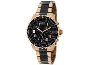 Men's Invicta II Chronograph Black Dial Two Tone Men's Invicta II Chronograph Black Dial Two Tone