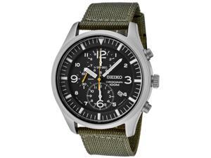 Seiko Men's Chronograph Green Fabric Seiko Men's Chronograph Green Fabric
