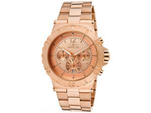 nvicta Men's Specialty/Elegant Ocean Chronograph Rose Gold Dial 18k Rose Gold Pl nvicta Men's Specialty/Elegant Ocean Chronograph Rose Gold Dial 18k Rose Gold Pl