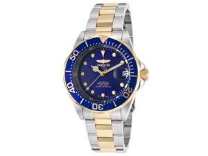 Invicta 17042 Men's Pro Diver Auto Two-Tone Stainless Steel Silver-Tone Dial Watch Invicta 17042 Men's Pro Diver Auto Two-Tone Stainless Steel Silver-Tone Dial Watch