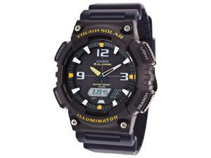Casio Men's Youth Solar Analog/Digital Navy Blue Strap Yellow Accents Casio Men's Youth Solar Analog/Digital Navy Blue Strap Yellow Accents
