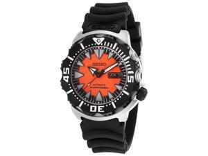 Seiko Men's Superior Automatic Black Rubber Orange Dial Seiko Men's Superior Automatic Black Rubber Orange Dial