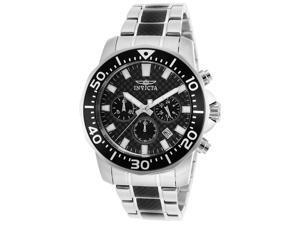 Men's Pro Diver Chrono Stainless Steel & Black IP SS Black Dial Men's Pro Diver Chrono Stainless Steel & Black IP SS Black Dial
