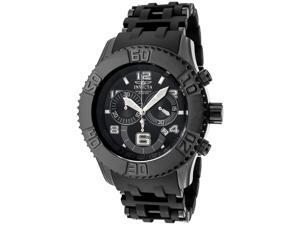 Invicta 6713 Men's Sea Spider Chronograph Black Dial Black Polyurethane and Black Ion Invicta 6713 Men's Sea Spider Chronograph Black Dial Black Polyurethane and Black Ion