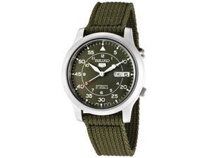 Men’s Seiko 5 Automatic Fabric Watch - Green Men’s Seiko 5 Automatic Fabric Watch - Green