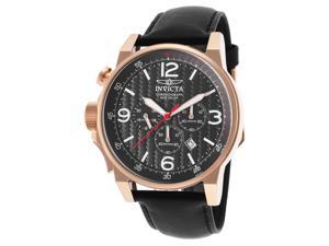 Invicta 20138 Men's I-Force Chronograph Black Genuine Leather And Dial Rose 18K Gp Ss Watch Invicta 20138 Men's I-Force Chronograph Black Genuine Leather And Dial Rose 18K Gp Ss Watch