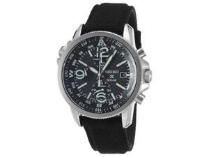 Men's Prospex Solar Chrono Dual Time Black Nylon and Dial Men's Prospex Solar Chrono Dual Time Black Nylon and Dial