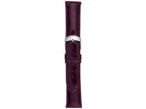 Accessories 20Aat00m Unisex Strap 20Mm Shiny Ruby Alligator Watch Accessories 20Aat00m Unisex Strap 20Mm Shiny Ruby Alligator Watch