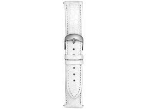 Accessories 19Abr05m Unisex Strap 19Mm Matte White Alligator Watch Accessories 19Abr05m Unisex Strap 19Mm Matte White Alligator Watch
