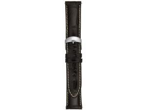 Accessories 20Aat01c Unisex Strap 20Mm Shiny Black Alligator Watch Accessories 20Aat01c Unisex Strap 20Mm Shiny Black Alligator Watch