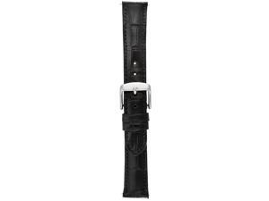 Accessories 18Aan01m Unisex Strap 18Mm Shiny Black Crocodile Watch Accessories 18Aan01m Unisex Strap 18Mm Shiny Black Crocodile Watch