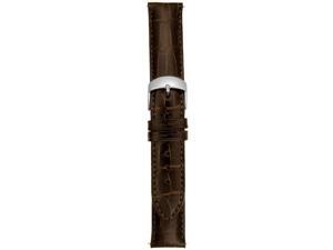 Accessories 18Aat22m Unisex Strap 18Mm Shiny Dark Brown Alligator Watch Accessories 18Aat22m Unisex Strap 18Mm Shiny Dark Brown Alligator Watch