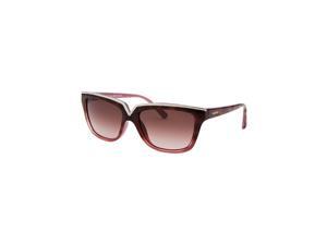 Valentino 646Sr-229-53 Women's Square Havana And Pink Sunglasses Valentino 646Sr-229-53 Women's Square Havana And Pink Sunglasses