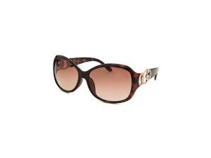 Guess GUF249-TO-34A Women's Oval Dark Havana Sunglasses Guess GUF249-TO-34A Women's Oval Dark Havana Sunglasses