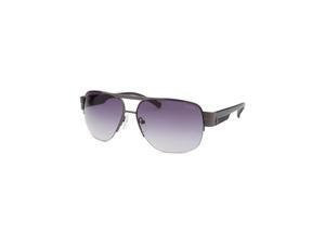 Guess Guf126-Gun-35A Men's Semi-Rimless Gunmetal Sunglasses Guess Guf126-Gun-35A Men's Semi-Rimless Gunmetal Sunglasses