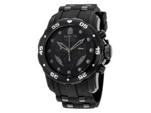 Invicta Men's Pro Diver Chronograph Black Polyurethane Invicta Men's Pro Diver Chronograph Black Polyurethane