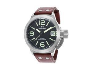 Tw Steel Cs21 Men's Canteen Brown Genuine Leather Black Dial Watch Tw Steel Cs21 Men's Canteen Brown Genuine Leather Black Dial Watch