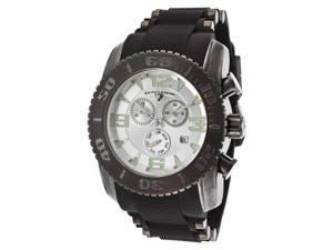 Swiss Legend 10070-Gm-02S Commander Pro Chrono Black Silicone Silver-Tone Dial Gunmetal Ss Case Watch Swiss Legend 10070-Gm-02S Commander Pro Chrono Black Silicone Silver-Tone Dial Gunmetal Ss Case Watch
