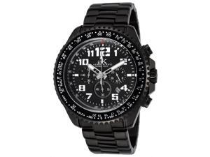 Adee Kaye Ak9004 Men's Aviation Chrono Black Ip Stainless Steel And Dial Black Ip Ss Watch Adee Kaye Ak9004 Men's Aviation Chrono Black Ip Stainless Steel And Dial Black Ip Ss Watch