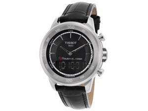 Tissot T0834201605110 Men's Sp. Ed. T-Touch Classic Digital Analog Black Gen Leather & Dial Watch Tissot T0834201605110 Men's Sp. Ed. T-Touch Classic Digital Analog Black Gen Leather & Dial Watch