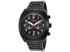 Akribos Xxiv Akws624bk Men's Ultimate Chronograph Black Ip Ss And Dial Black Ip Ss Tonneau Watch Akribos Xxiv Akws624bk Men's Ultimate Chronograph Black Ip Ss And Dial Black Ip Ss Tonneau Watch