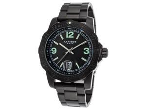 Akribos Xxiv Ak696bk Men's Essential Black Ion Plated Stainless Steel And Dial Black Ip Ss Watch Akribos Xxiv Ak696bk Men's Essential Black Ion Plated Stainless Steel And Dial Black Ip Ss Watch