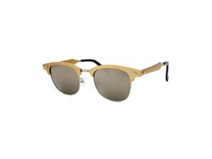 Aqs By Aquaswiss Mil003-49-13-135 Milo Square Gold-Tone Sunglasses Aqs By Aquaswiss Mil003-49-13-135 Milo Square Gold-Tone Sunglasses