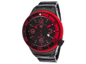 Swiss Legend 21819P-Bb-11-Rb Neptune Force Black Ip Steel And Dial Red Accents Watch Swiss Legend 21819P-Bb-11-Rb Neptune Force Black Ip Steel And Dial Red Accents Watch
