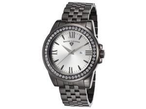 Swiss Legend 10551-Gm-22S Allure Gunmetal Ip Ss Silver-Tone Dial Crystal Bezel Gunmetal Ip Ss Watch Swiss Legend 10551-Gm-22S Allure Gunmetal Ip Ss Silver-Tone Dial Crystal Bezel Gunmetal Ip Ss Watch