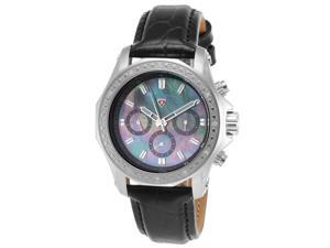 Swiss Legend 16200Sm-01 Islander Diamonds Black Genuine Leather Black Mop Dial Stainless Steel Watch Swiss Legend 16200Sm-01 Islander Diamonds Black Genuine Leather Black Mop Dial Stainless Steel Watch