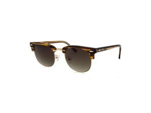 Aqs By Aquaswiss Mil010-49-13-135 Milo Square Striped Brown & Gold-Tone Sunglasses Aqs By Aquaswiss Mil010-49-13-135 Milo Square Striped Brown & Gold-Tone Sunglasses