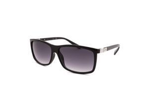 Guess Guf-118-Blk-35A-59 Rectangle Black Sunglasses Guess Guf-118-Blk-35A-59 Rectangle Black Sunglasses